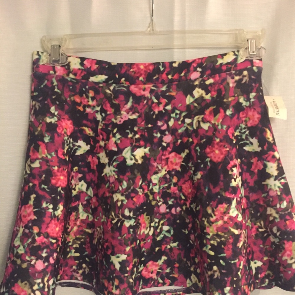 Multicolored, Flare Skirt